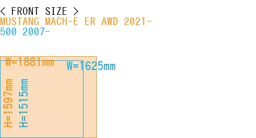 #MUSTANG MACH-E ER AWD 2021- + 500 2007-